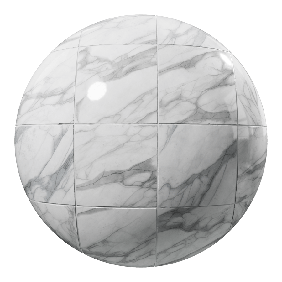 Square Marble Glossy Tile Texture, Orion