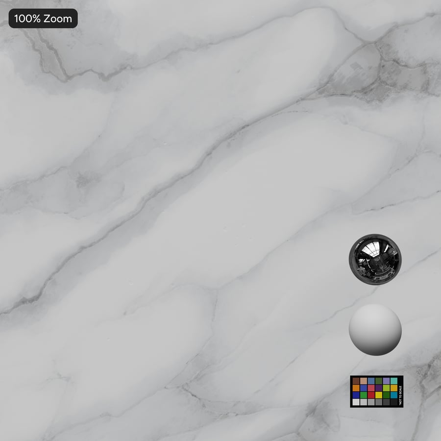 Polished Marble Stone Texture, Cloudy Vein