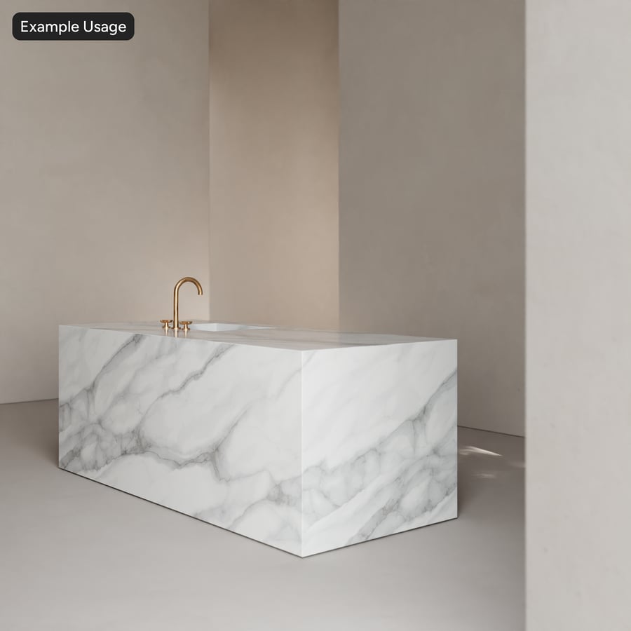 Polished Marble Stone Texture, Cloudy Vein