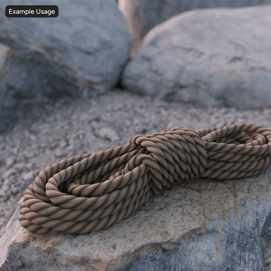 String Fabric Texture, Brown