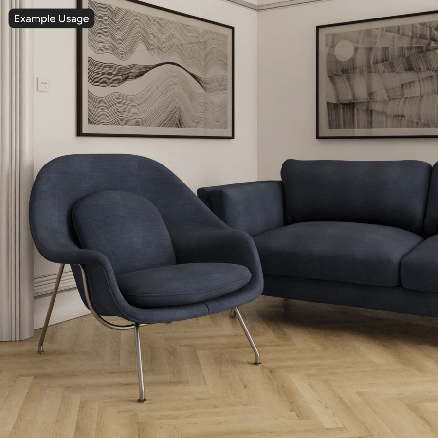 Tessuto Denim Twill scuro, Blu