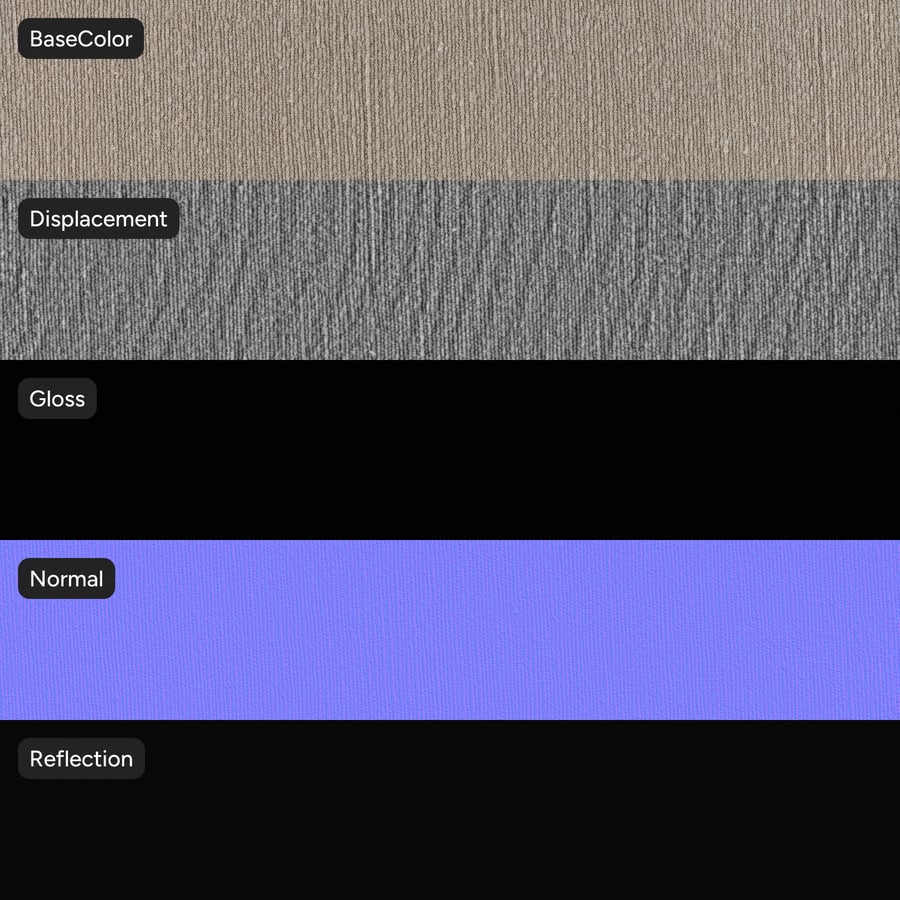 Leinengewebe mit Diagonalbindung, Beige