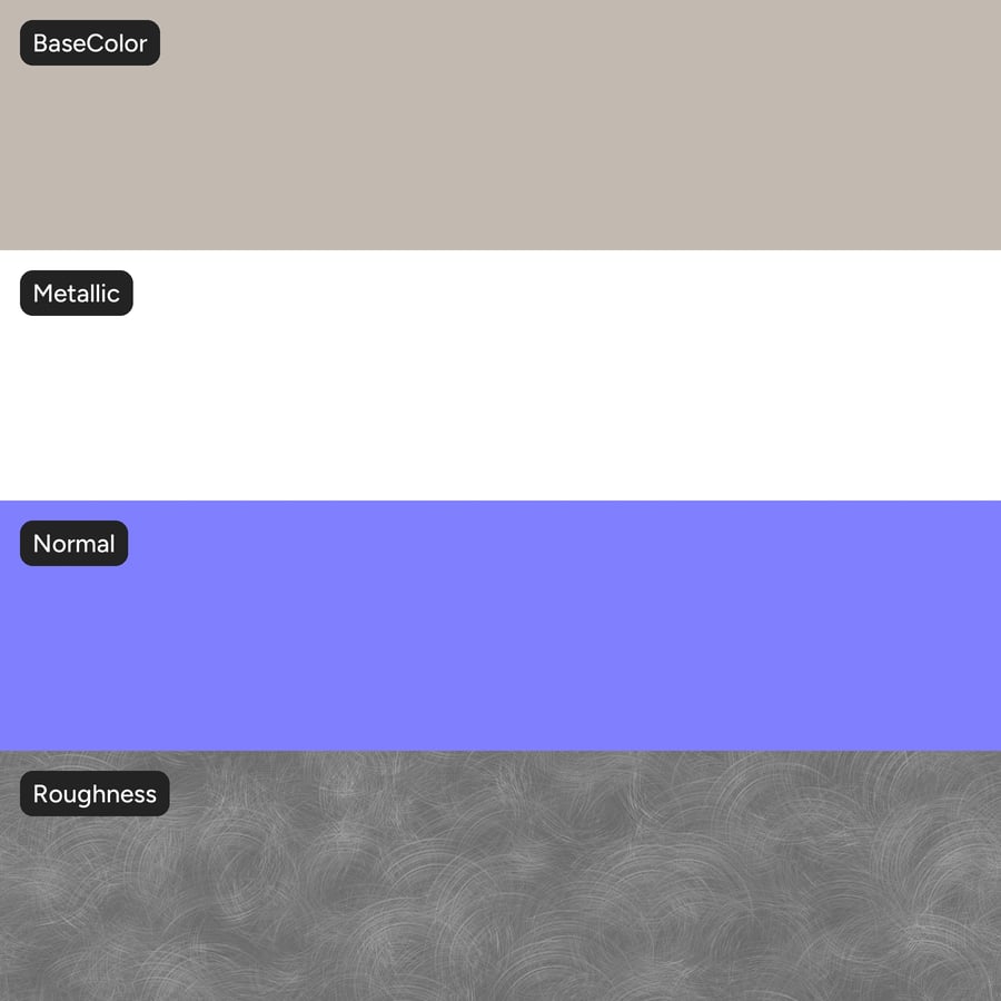 Γυαλισμένη γρατζουνισμένη metallic υφή