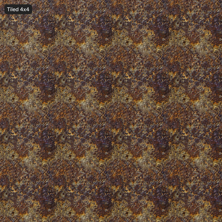 Texture metallica a ruggine snocciolata, Multicolore