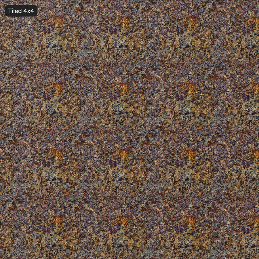 Texture metallica ruggine pesante, Multicolore