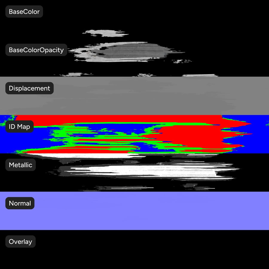 Textur „Heavy Metal Scuffs“