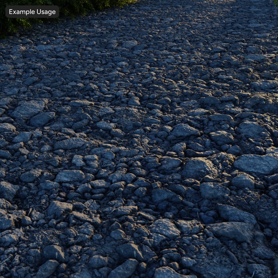 Mixed Jagged Rocks Texture