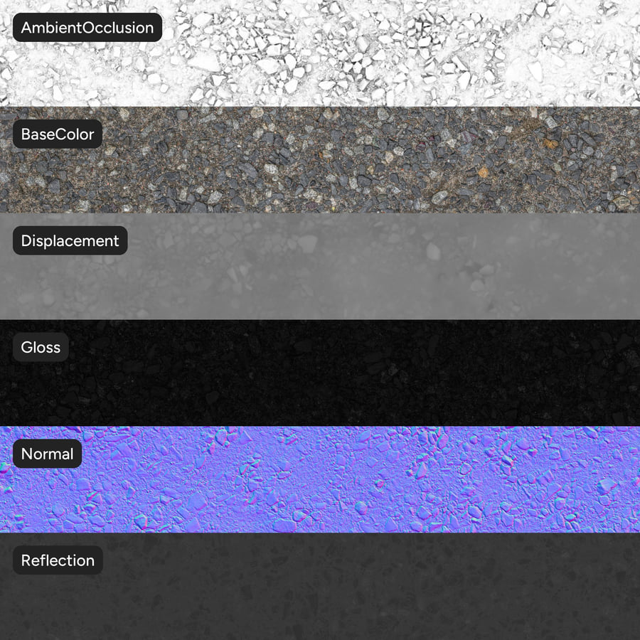 Kompakterade ojämna stenar Textur