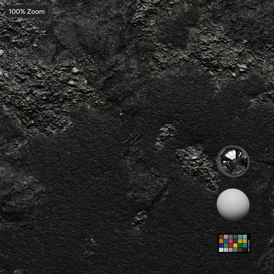 Damaged Asphalt Texture, Gray