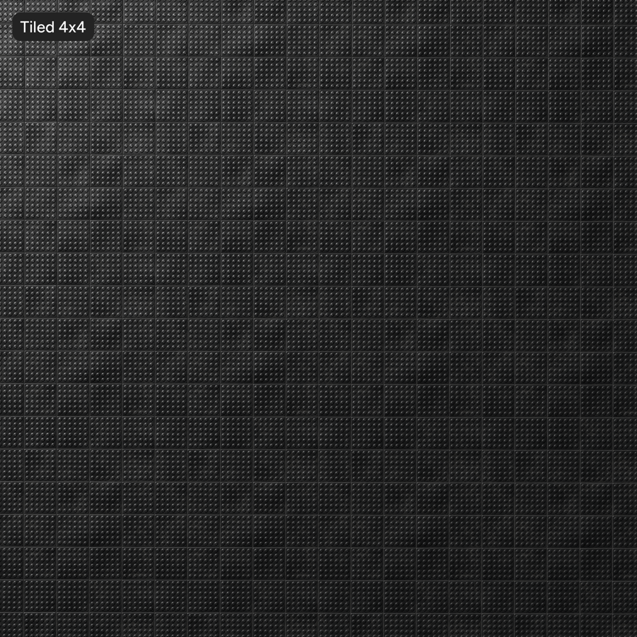 Puntos Táctiles Textura Adoquín, Negro