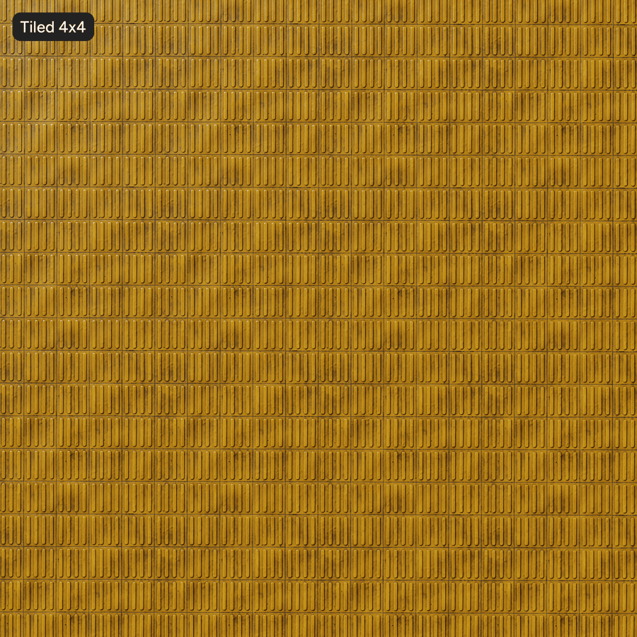 Tactile Lines Paver Texture, Yellow