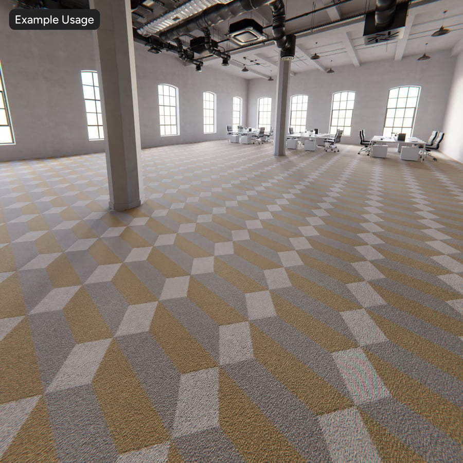 Tekstur Permadani Wol Geometris Bergaris, Sawi