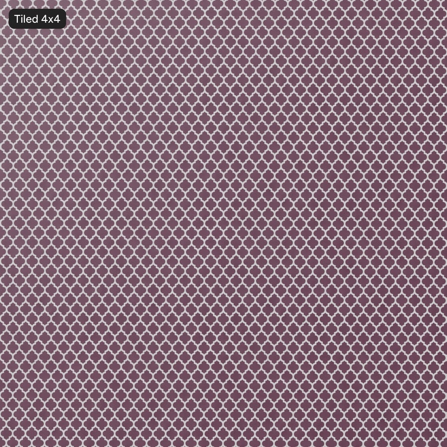 Шерстяной ковер Moroccan Trellis с текстурой, фиолетовый