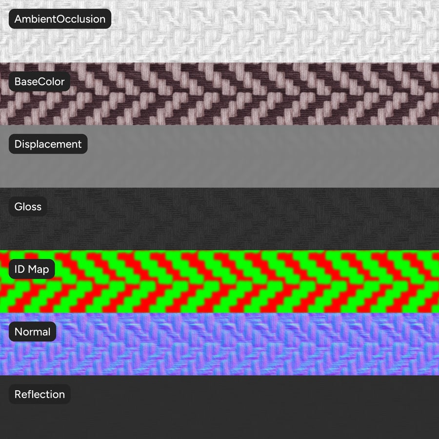 Zigzag Jakarlı Halı Kaplaması, Erik