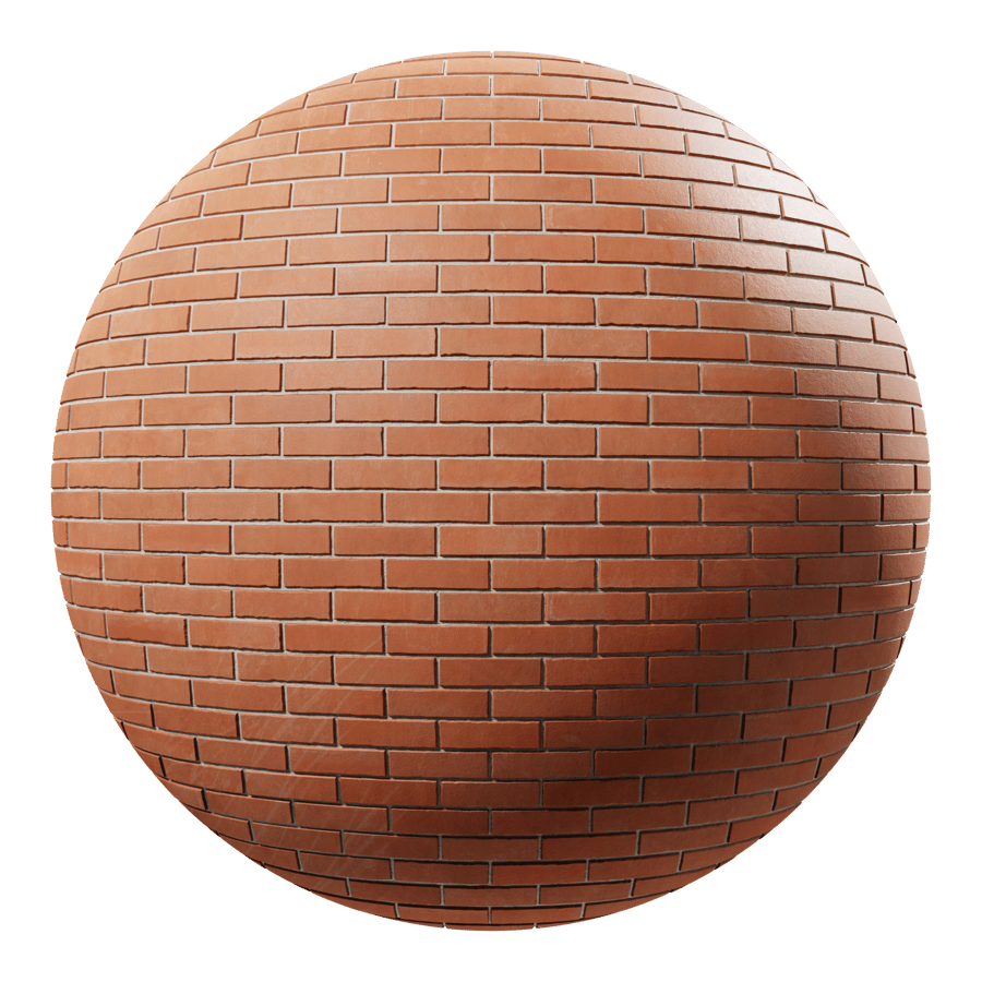 Running Bond Smooth Face Brick Wall Texture