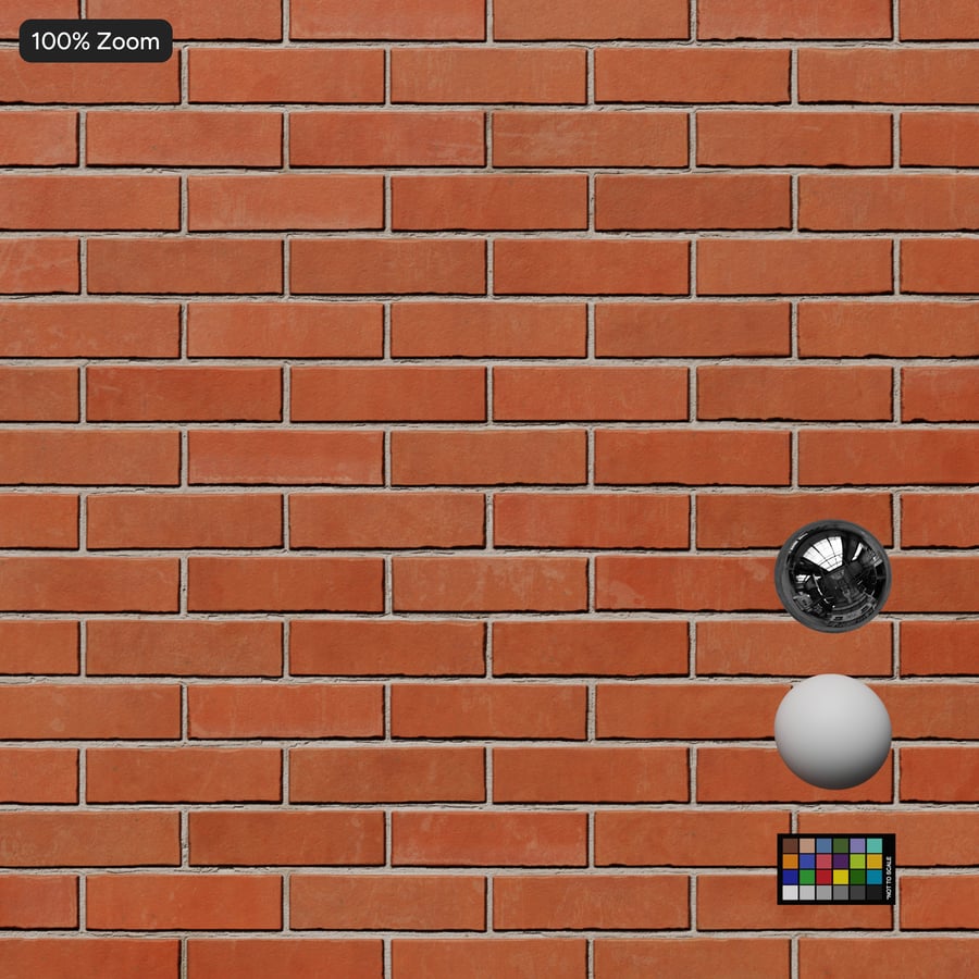 Running Bond Smooth Face Brick Wall Texture