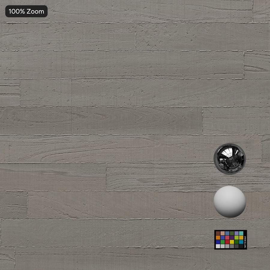 Matte Thin Board Form Concrete Texture