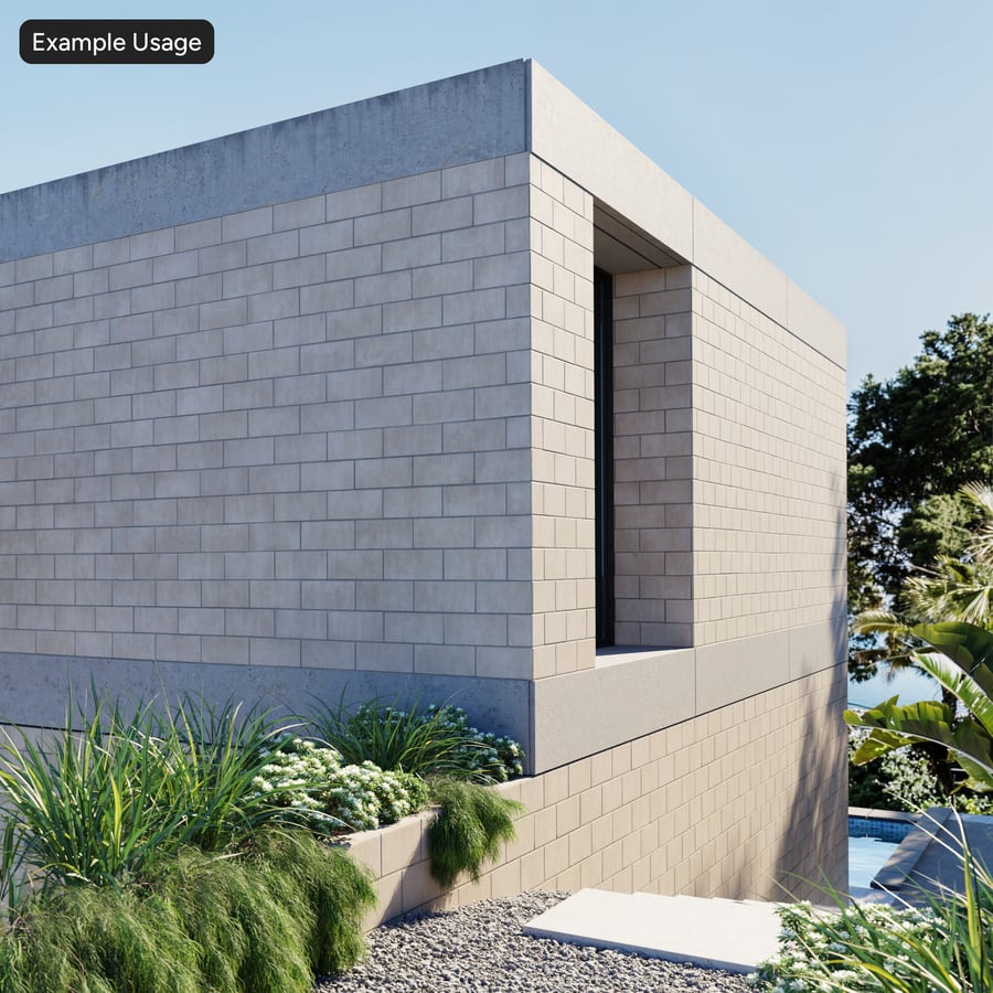 Limestone Matte Tile Wall Texture, Beige