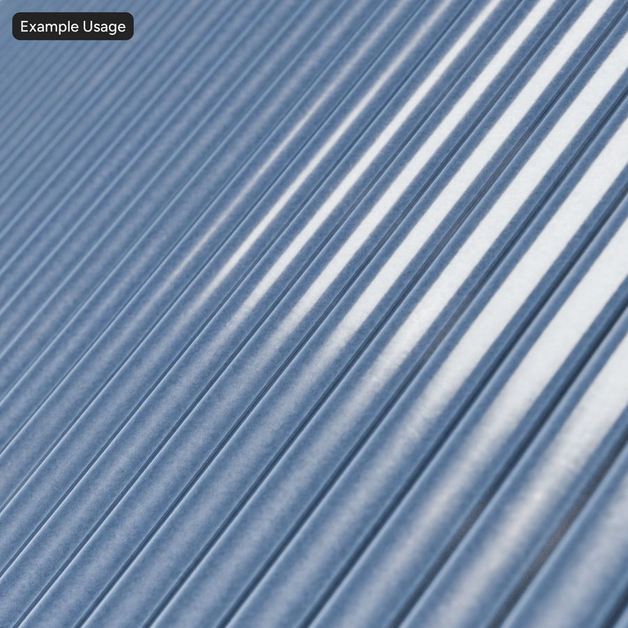 Shiny Corrugated Metal Texture