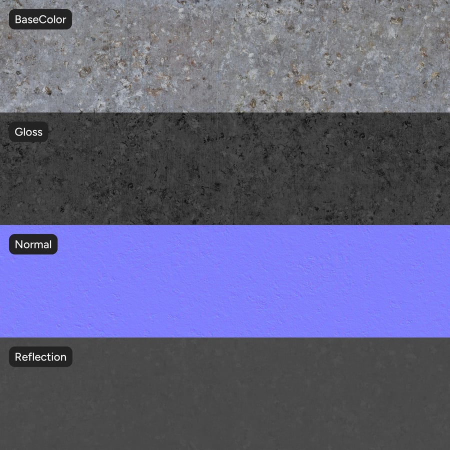 Pitted Matte Concrete Texture