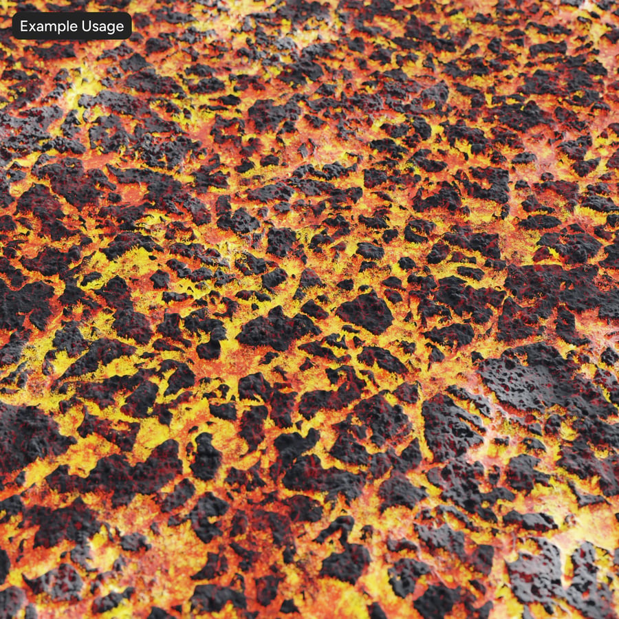 Texture lavica fortemente incrinata