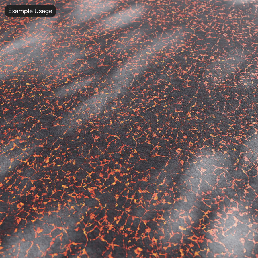 Texture de lave craquelée