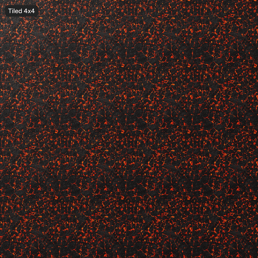 Texture de lave craquelée