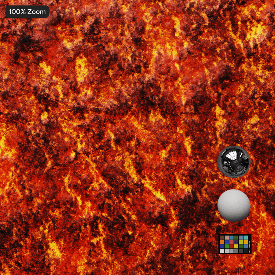 Gefaltete geschmolzene Lava Textur