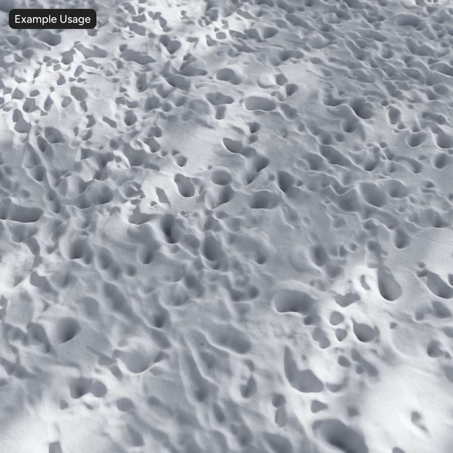 Fotspår på sand Textur, vit