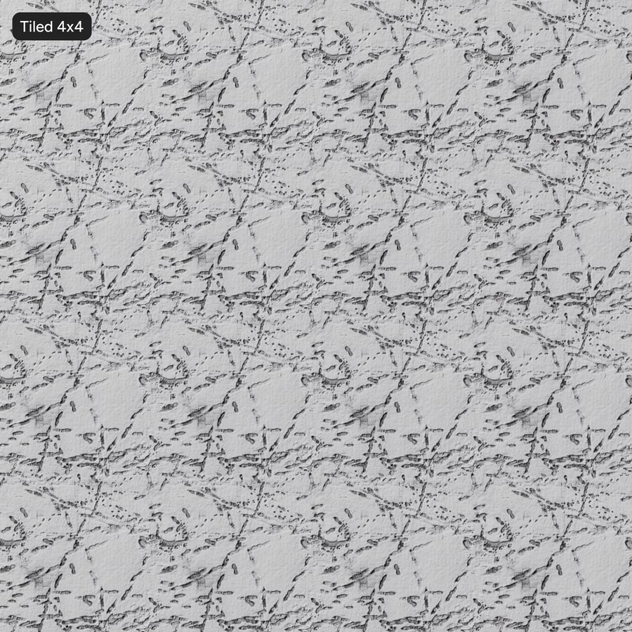 Tiefe Fußabdrücke Schnee Textur