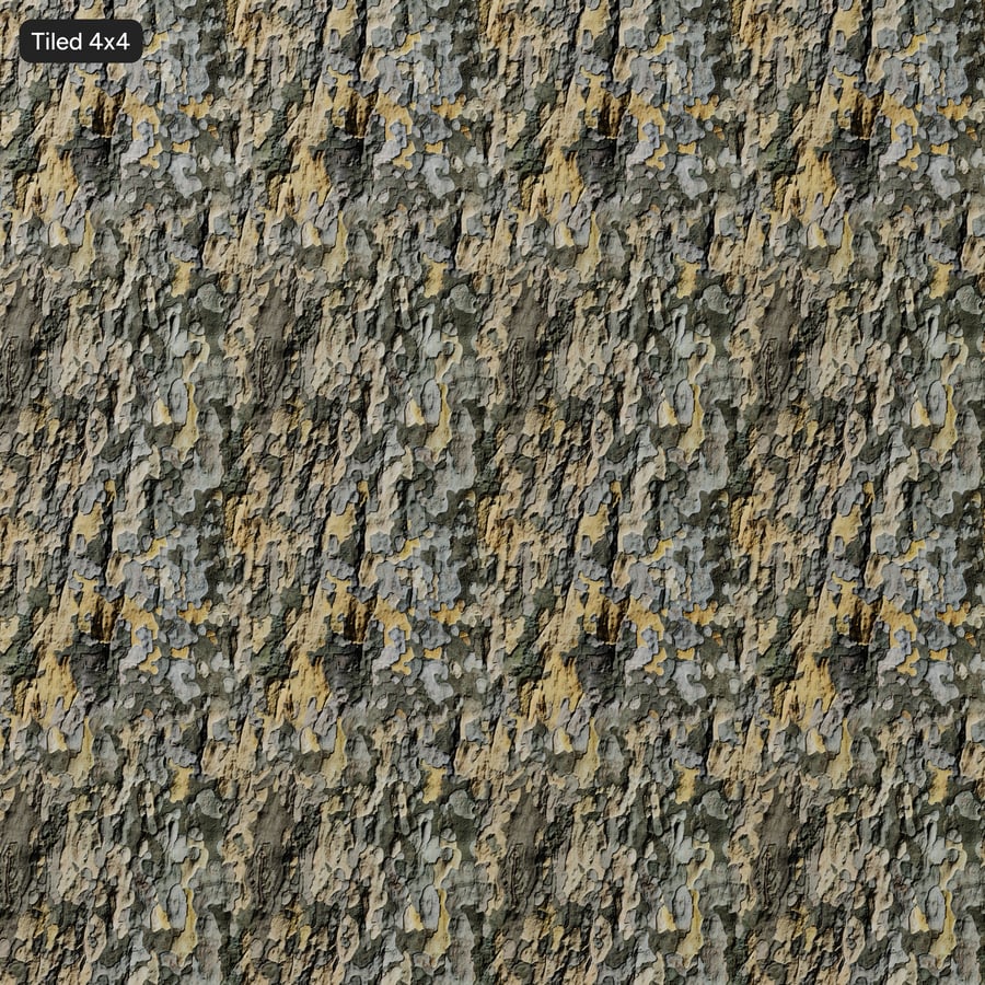 Bold Mottled Sycamore Bark Texture