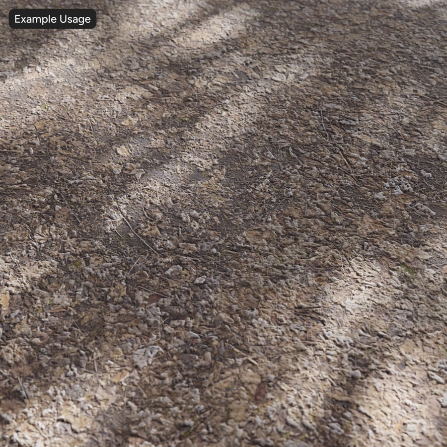 Foglie secche texture foresta, marrone