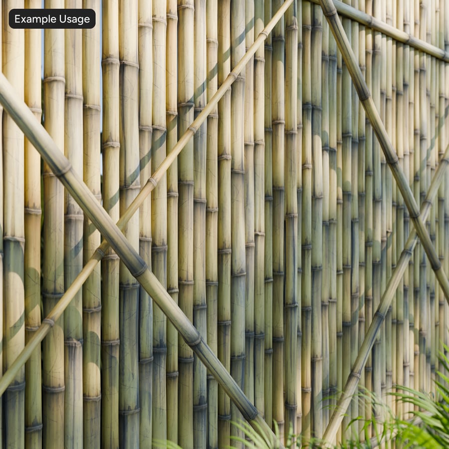 Old Dried Bamboo Texture Atlas
