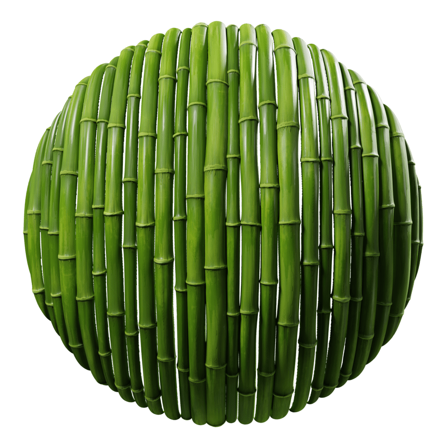 Bamboo Wall Texture, Fresh Green