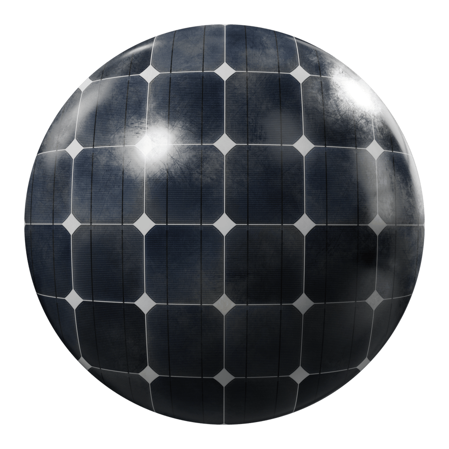 Dirty Type A Monocrystalline Solar Panels Texture