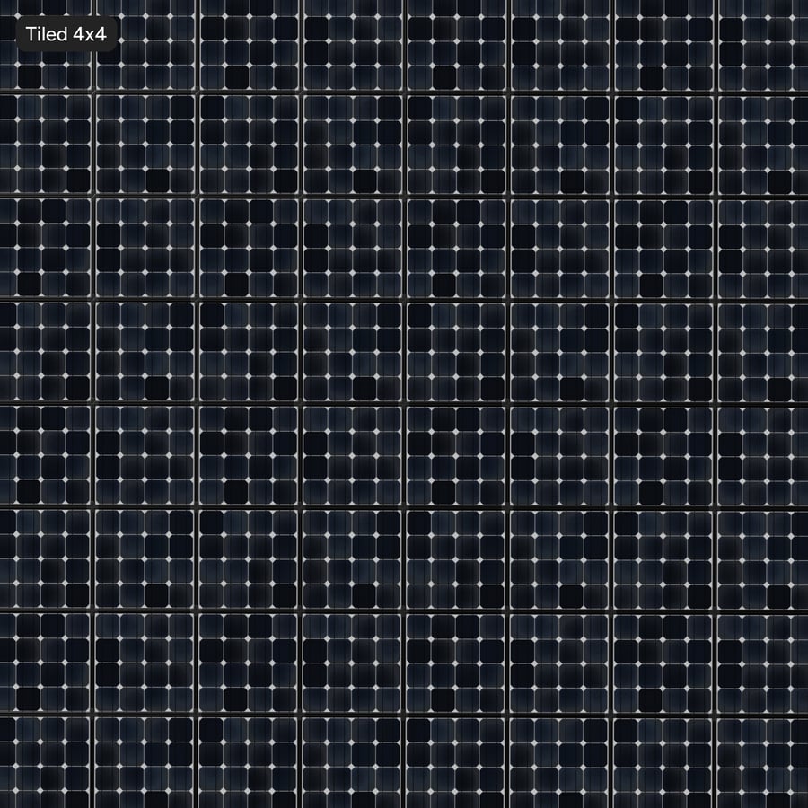 Paneles solares monocristalinos de tipo C con marco limpio Textura