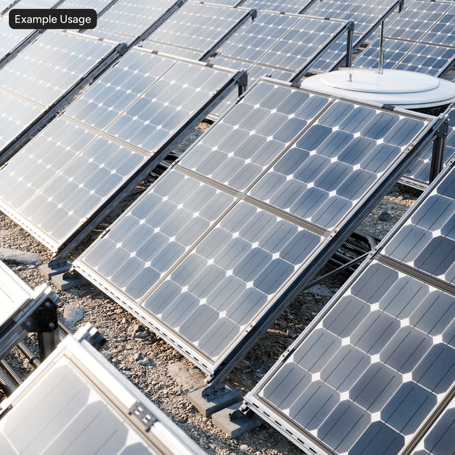 Paneles solares monocristalinos de tipo C con marco limpio Textura