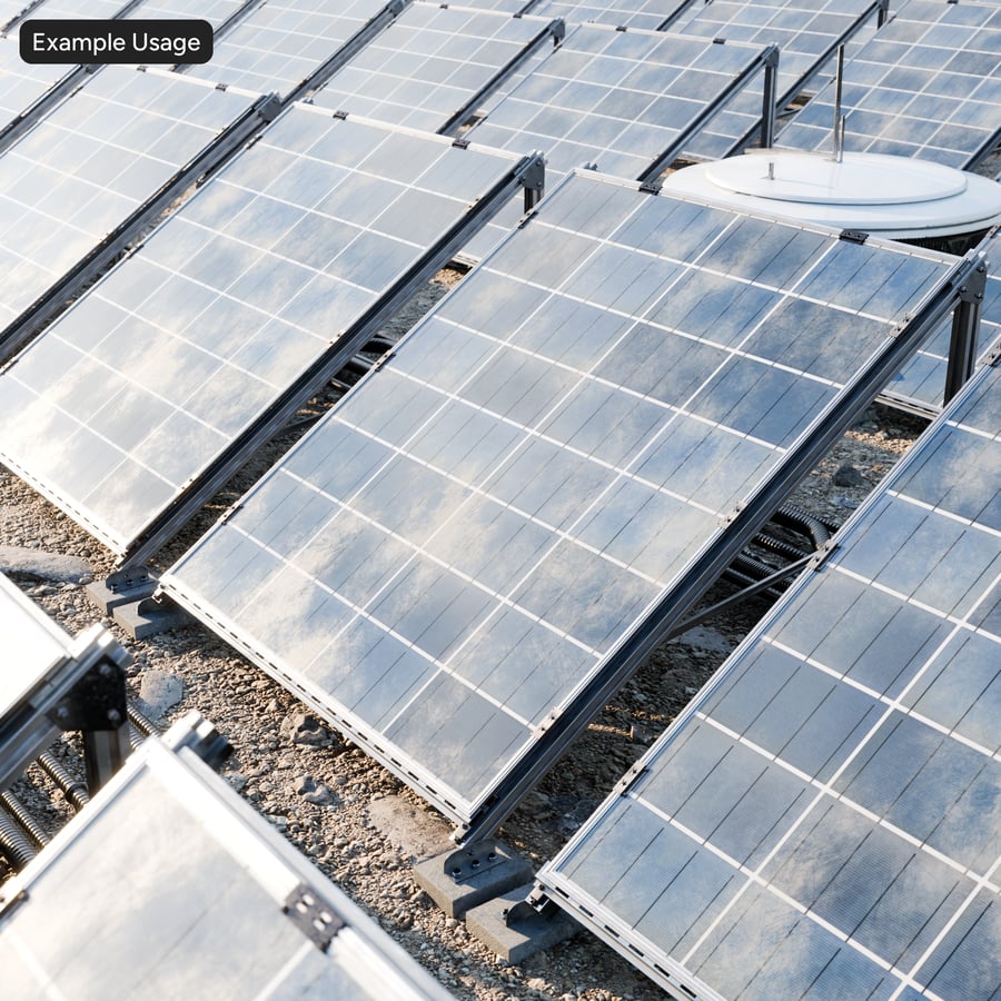 Vuile Polykristallijne Zonnepanelen Type A Textuur