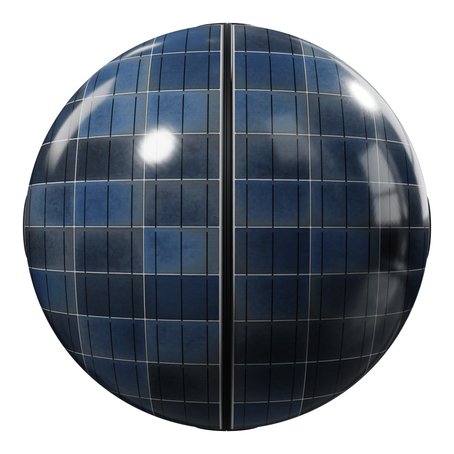 Clean Framed Type B Polycrystalline Solar Panels Texture