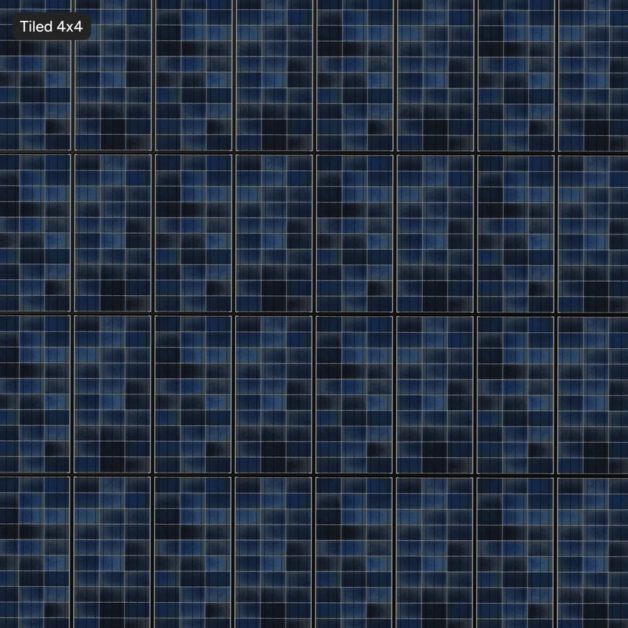Clean Framed Type B Polycrystalline Solar Panels Texture