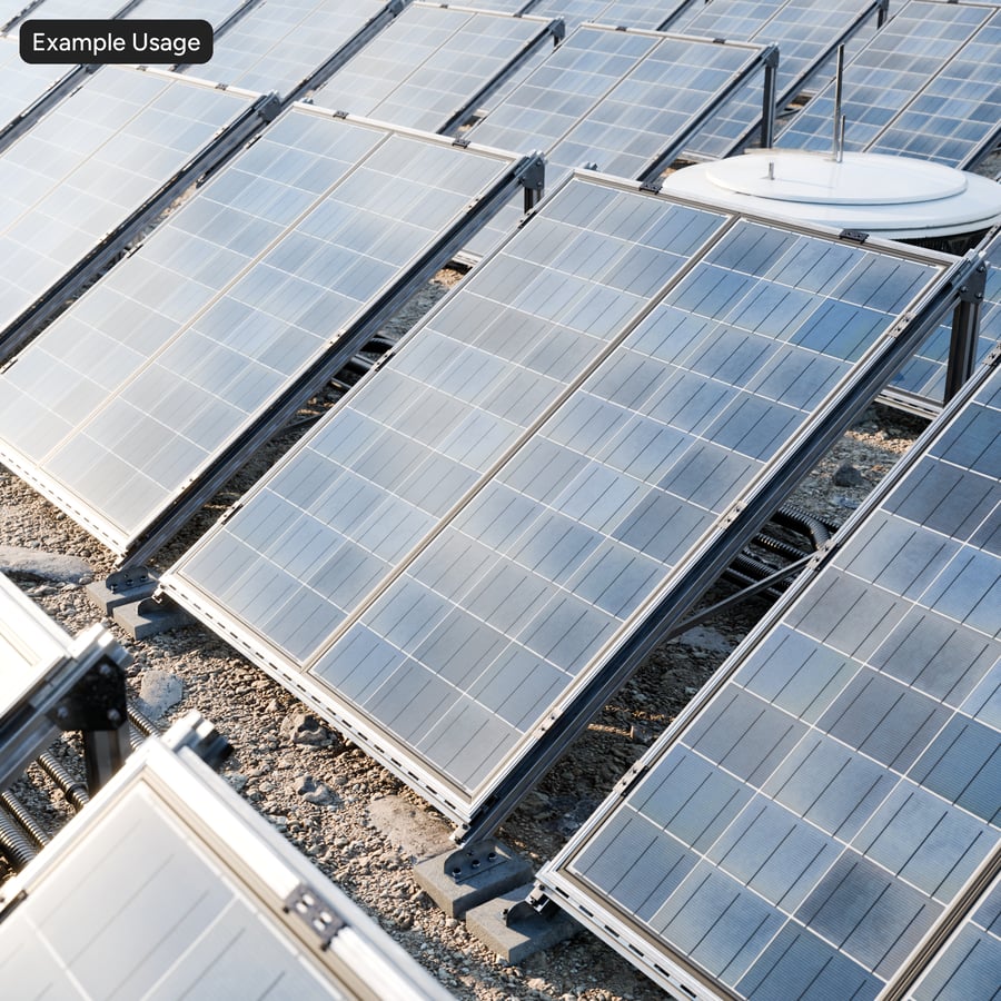 Clean Framed Type B Polycrystalline Solar Panels Texture