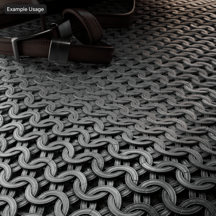 Flattened Chainmail Metal Texture