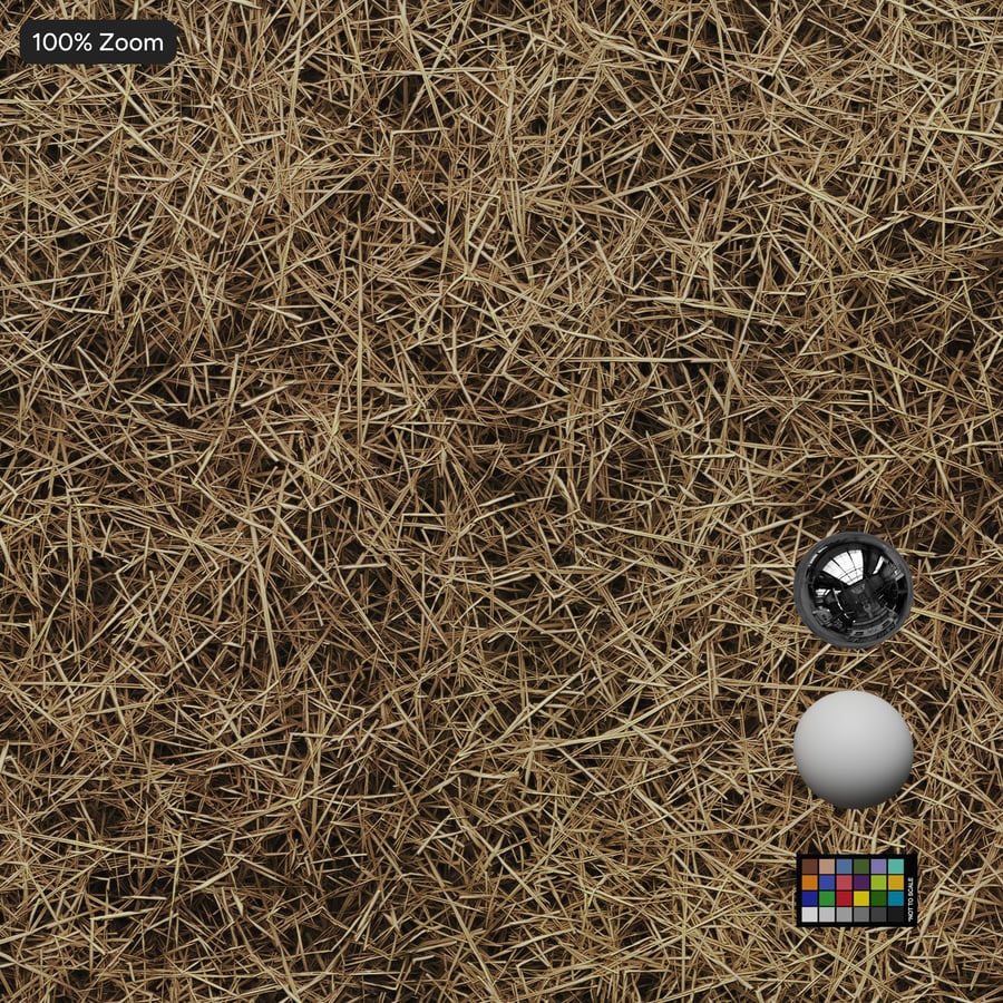 Old Straw Floor Texture
