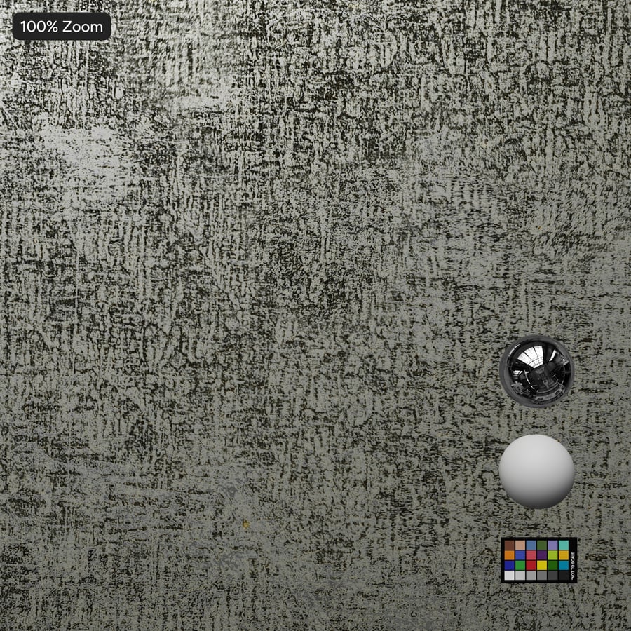 Texture Roughness Metallic graffiata, grigio