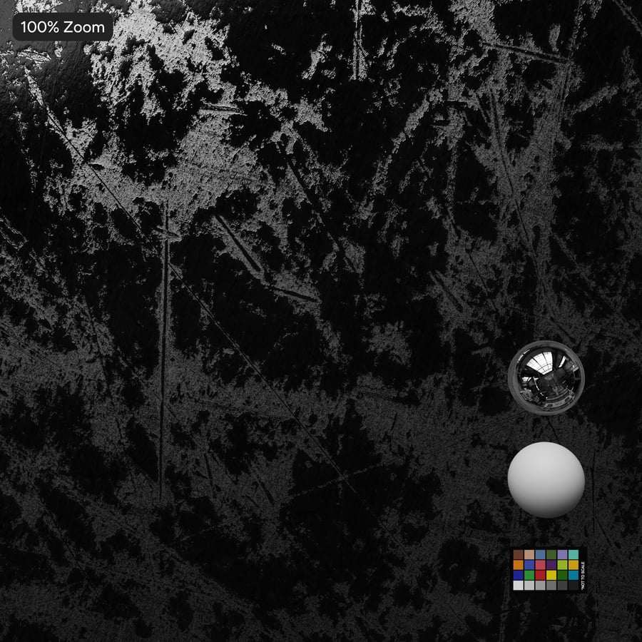 Textura metálica muy desgastada, negro