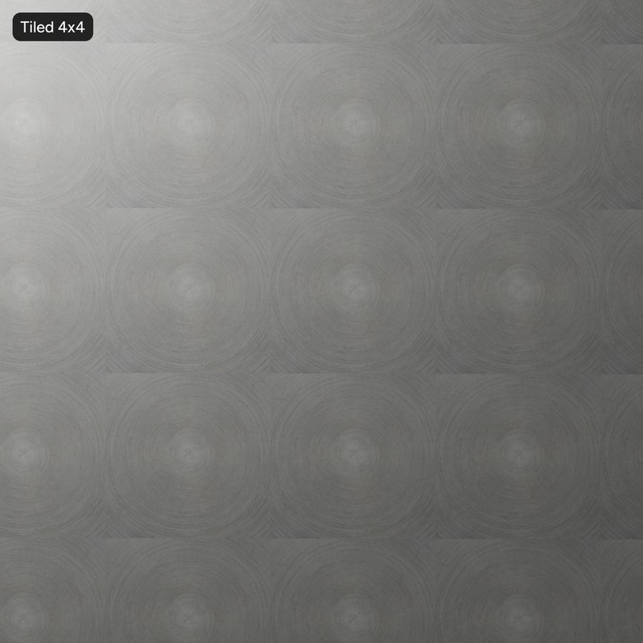 Texture Métallique Radiale Matte en Inox