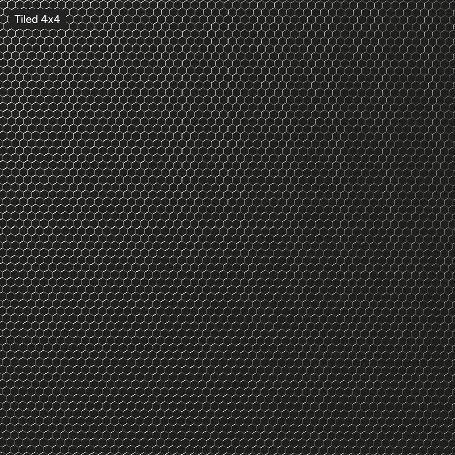Texture Piastrelle Esagonali in Ceramica Lucida, Argento