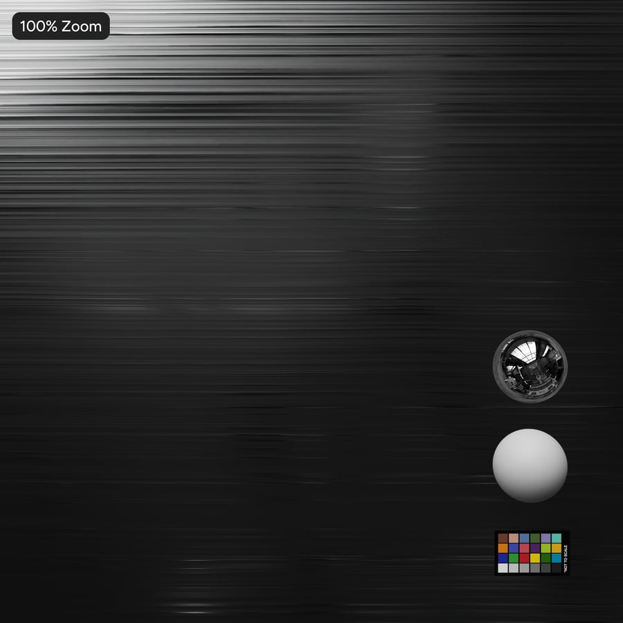 Středně broušený kov, barva gunmetal