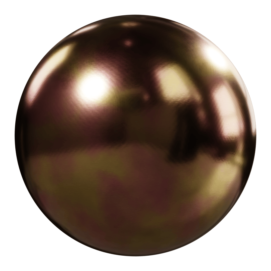 Tekstur Logam Anodized, Chrome Gold