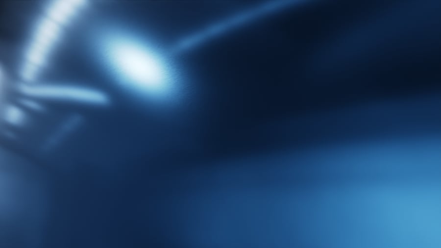 Anodiserad metallstruktur, blå